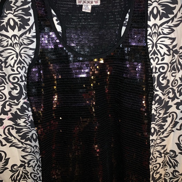 Sequin tank top - Picture 2 of 3